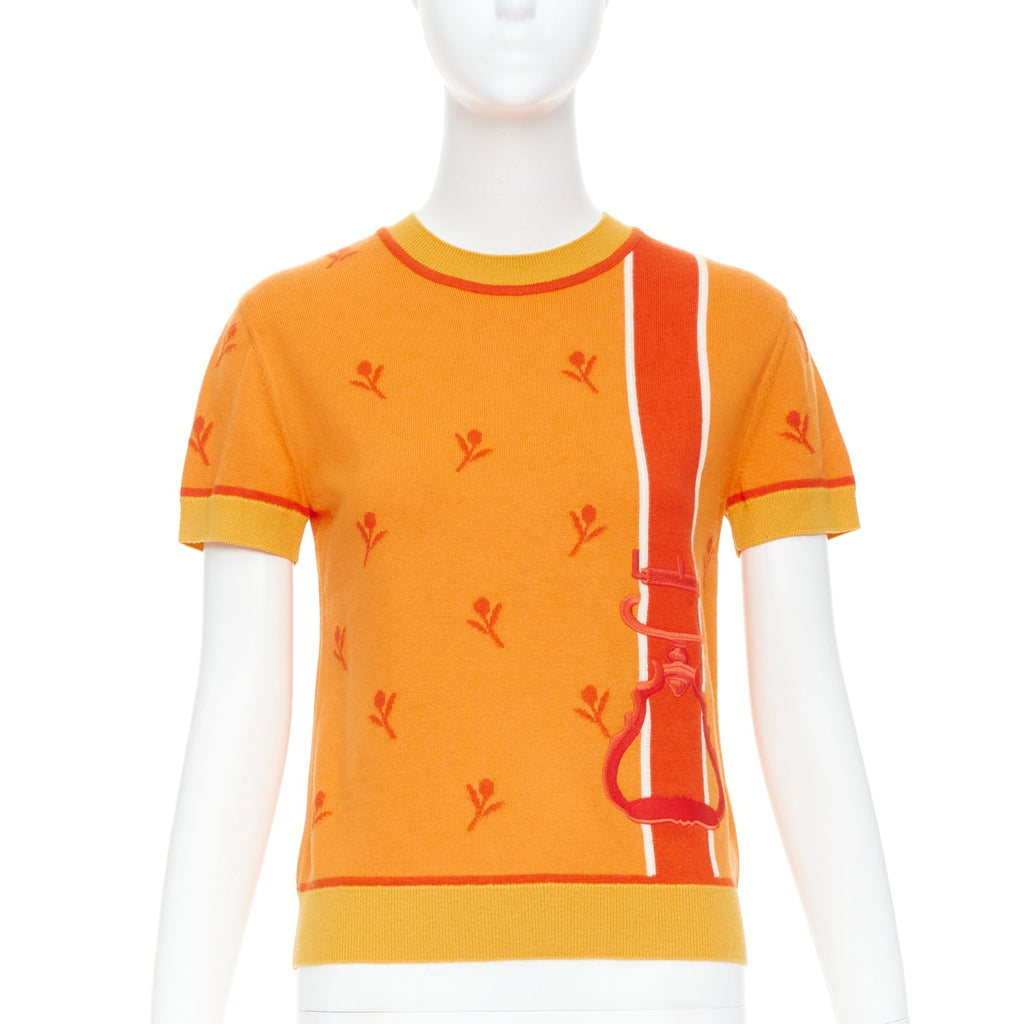 Hermes - Orange Women Casual Top | JHROP Preloved Luxury