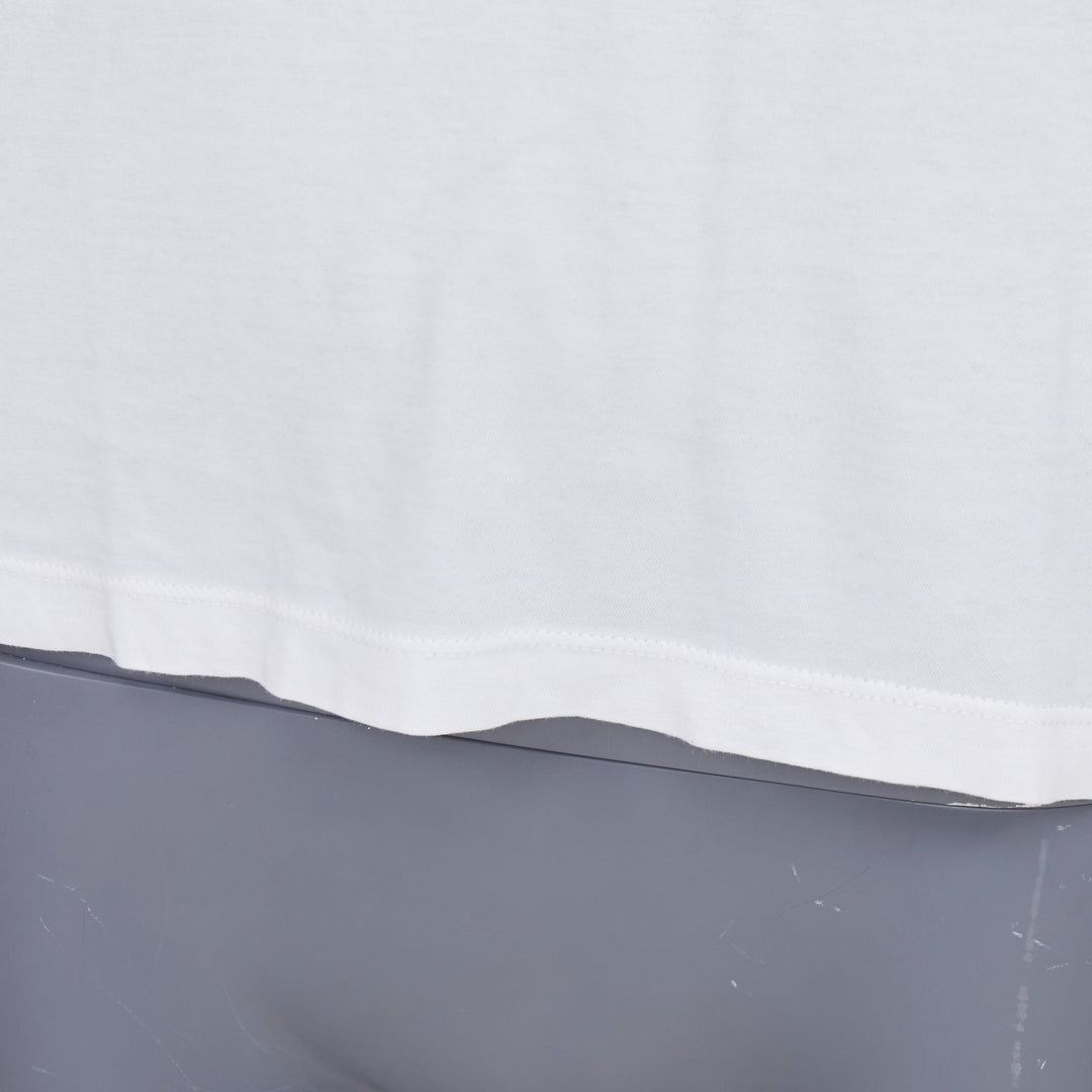 LOEWE 2024 white black Anagram embroidered slim-fit ringer tshirt S