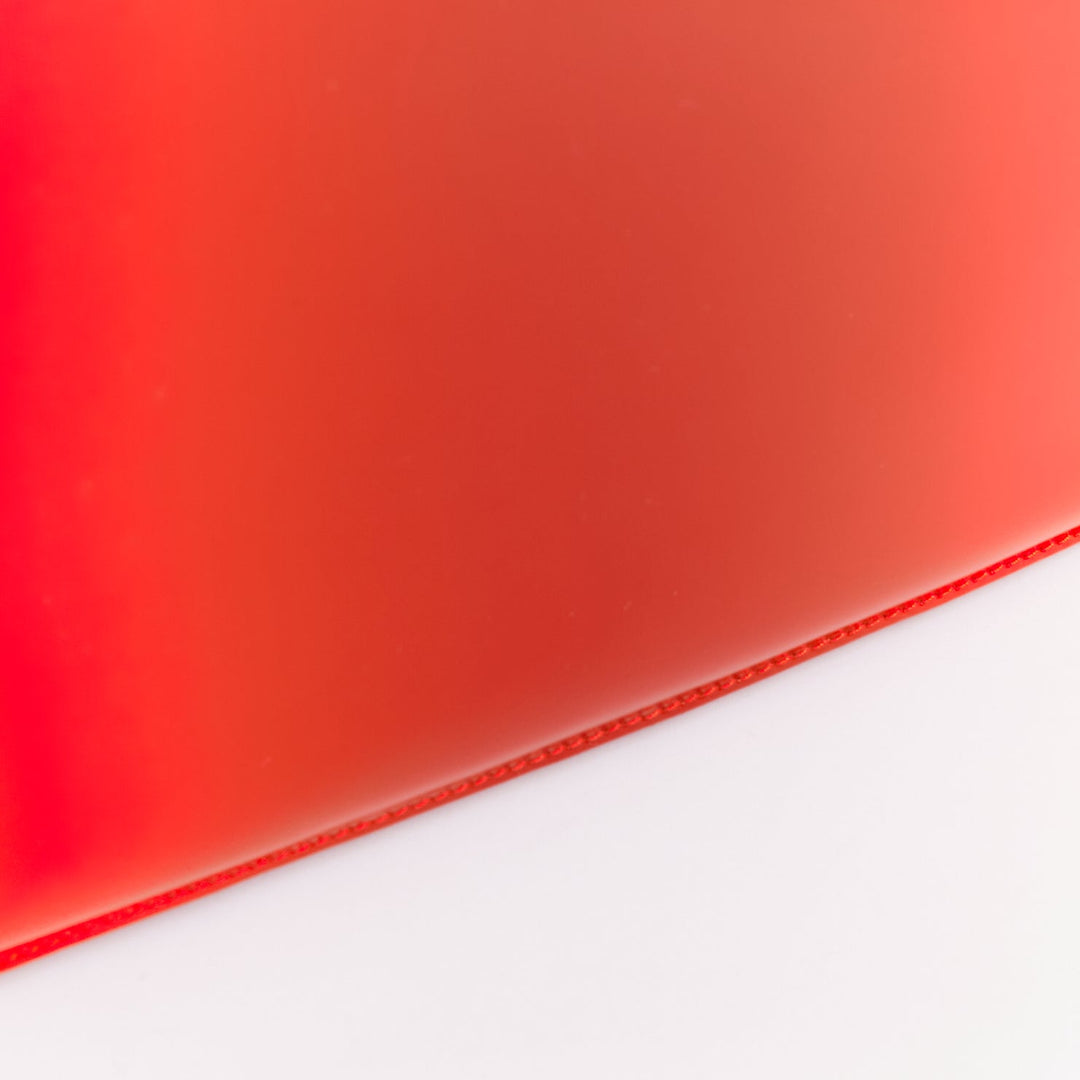 FERRAGAMO Maximilian Davis 2023 Runway Wanda sunset red orange airbrush calf bag