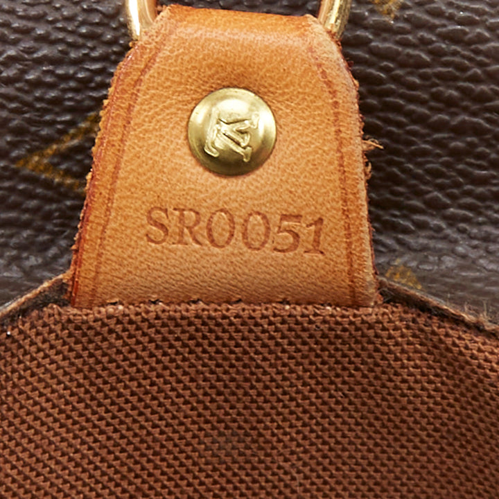 LOUIS VUITTON 2002 Vavin GM brown monogram canvas top handle shopping tote bag