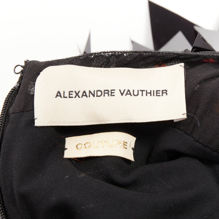 rare ALEXANDRE VAUTHIER COUTURE SS2023 Runway Lesage filigree pailette dress