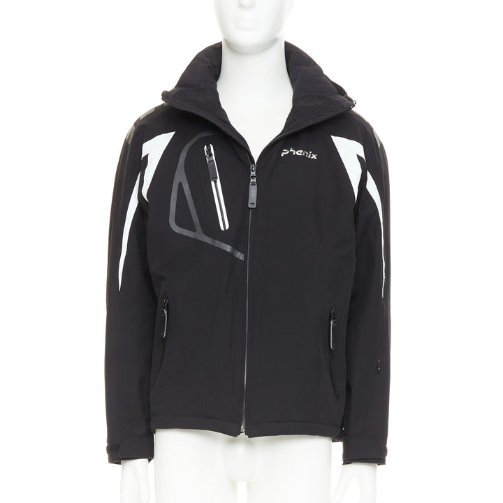 PHENIX Thunderon Digenite Thermo black waterproof 4way stretch ski jacket EU50 L