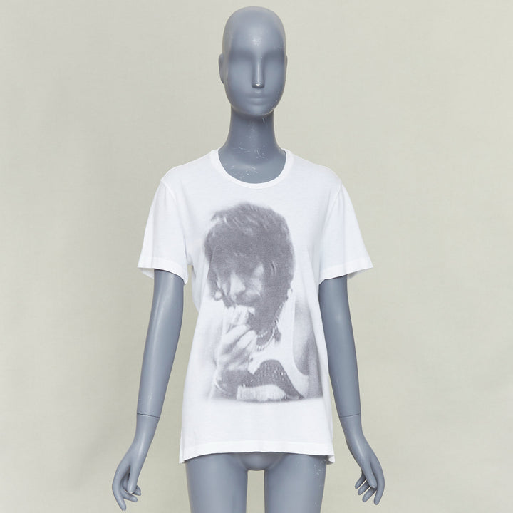 CHROME HEARTS THE ROLLING STONES  in Exile Keith Richards portrait print t-shirt