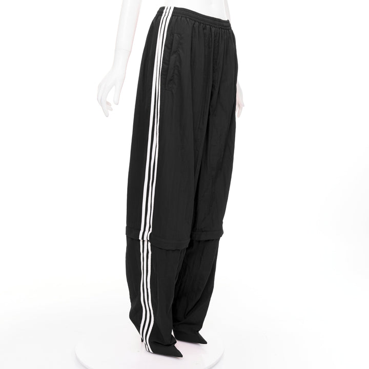 rare BALENCIAGA ADIDAS Demna 2022 Runway Pantashoe Jogginghose black heels EU38