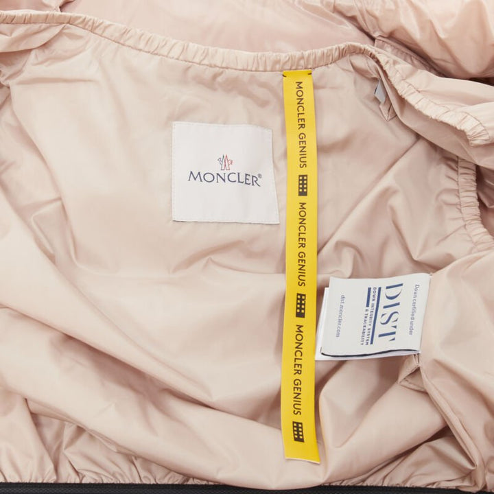 MONCLER GENIUS Pierpaolo Piccioli yellow pure goose down padded puffer US0 XS