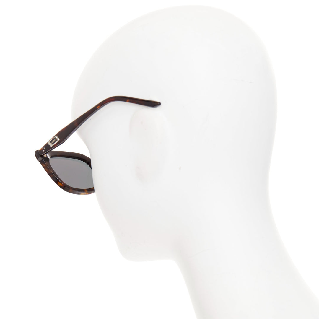 GENTLE MONSTER 2024 Tote T1 brown tortoise acetate  square frame sunglasses
