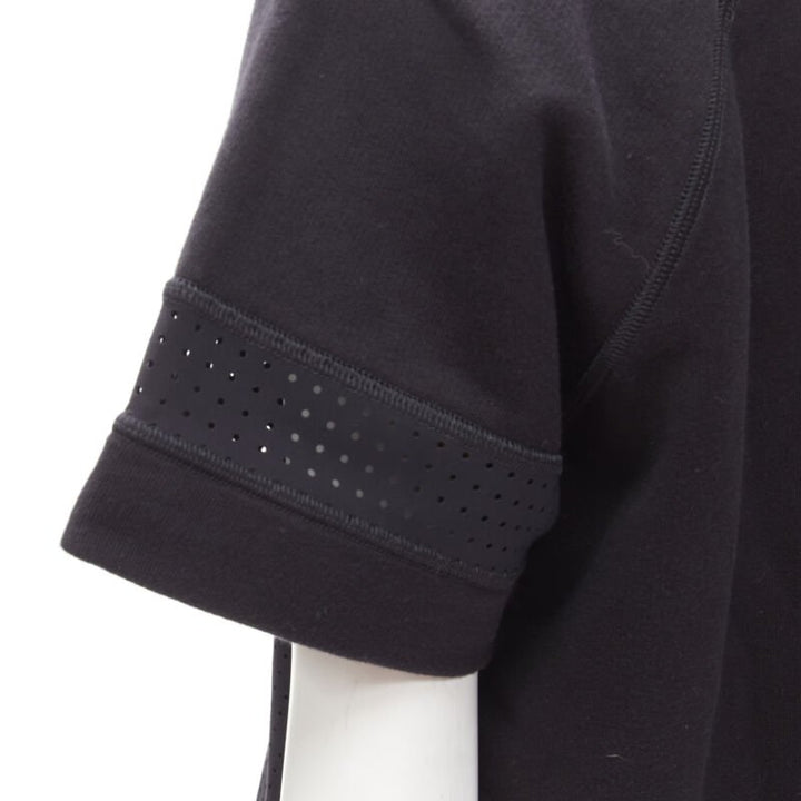 FENDI Karl Loves Karlito black perforated sweatshirt top S