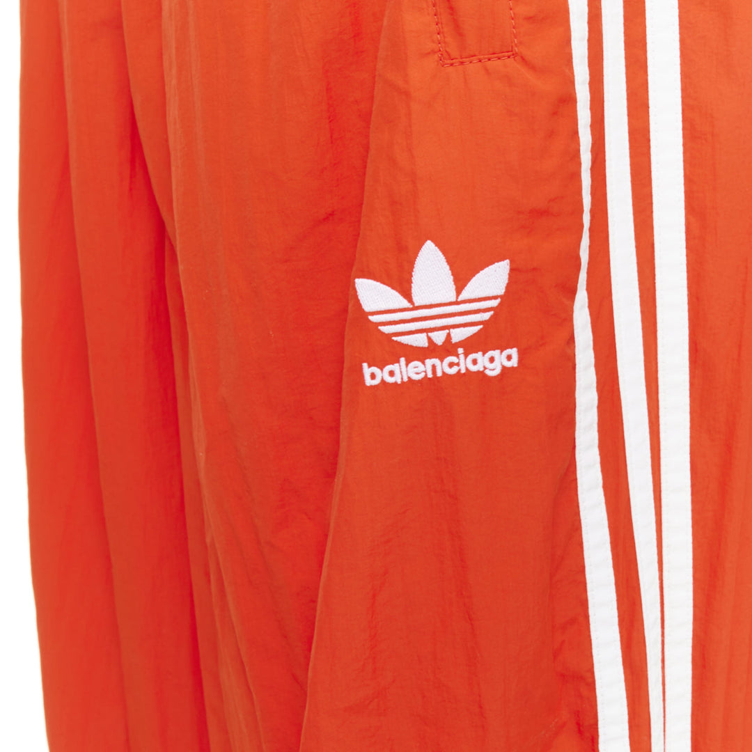 rare BALENCIAGA ADIDAS Demna 2022 Runway Pantashoe Jogginghose red heels EU38