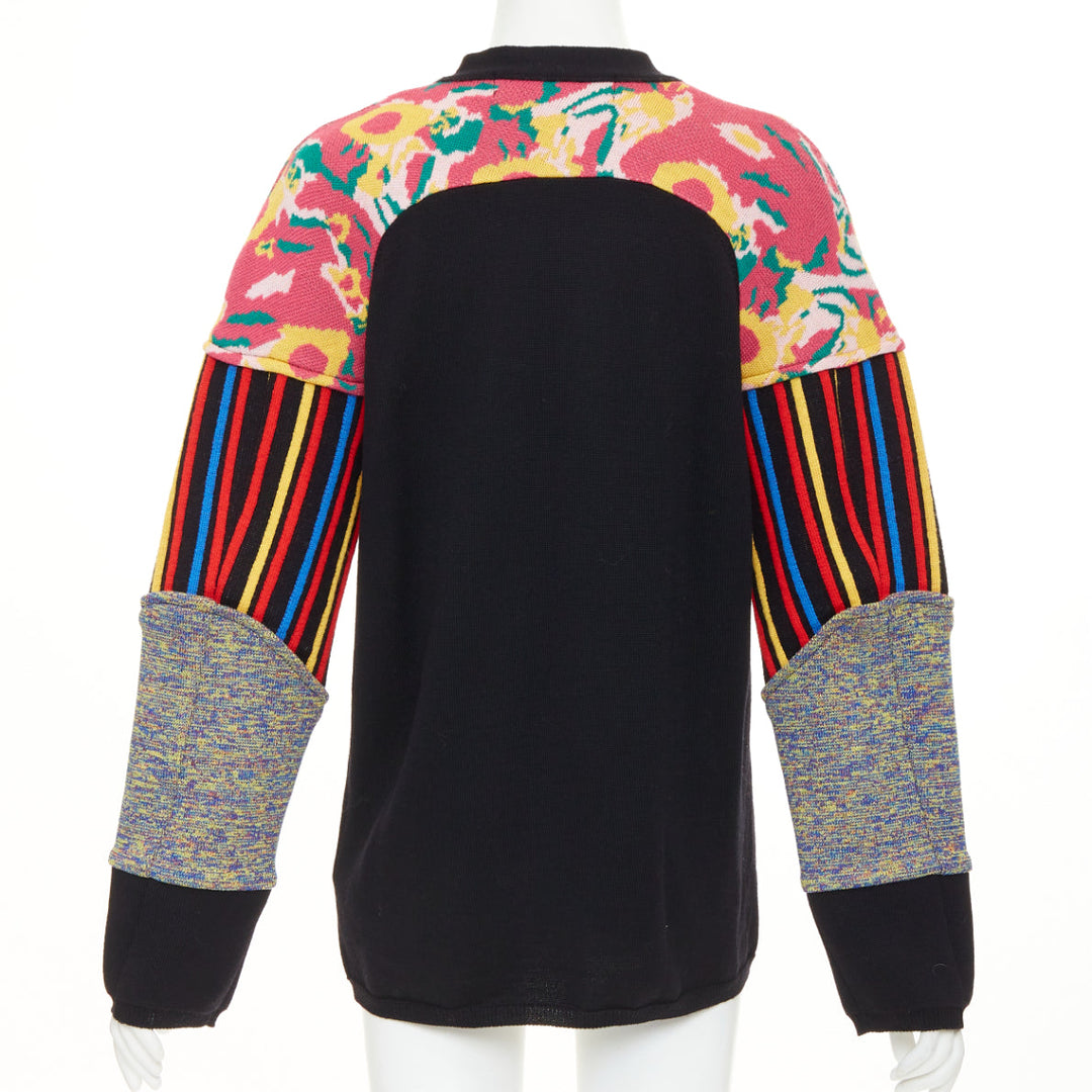 COMME DES GARCONS HOMME PLUS 2016 Runway patchwork sleeve cardigan M M