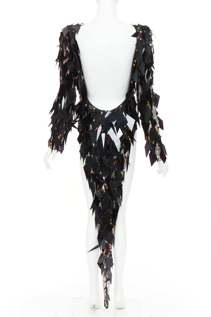 rare ALEXANDRE VAUTHIER COUTURE SS2023 Runway Lesage filigree pailette dress