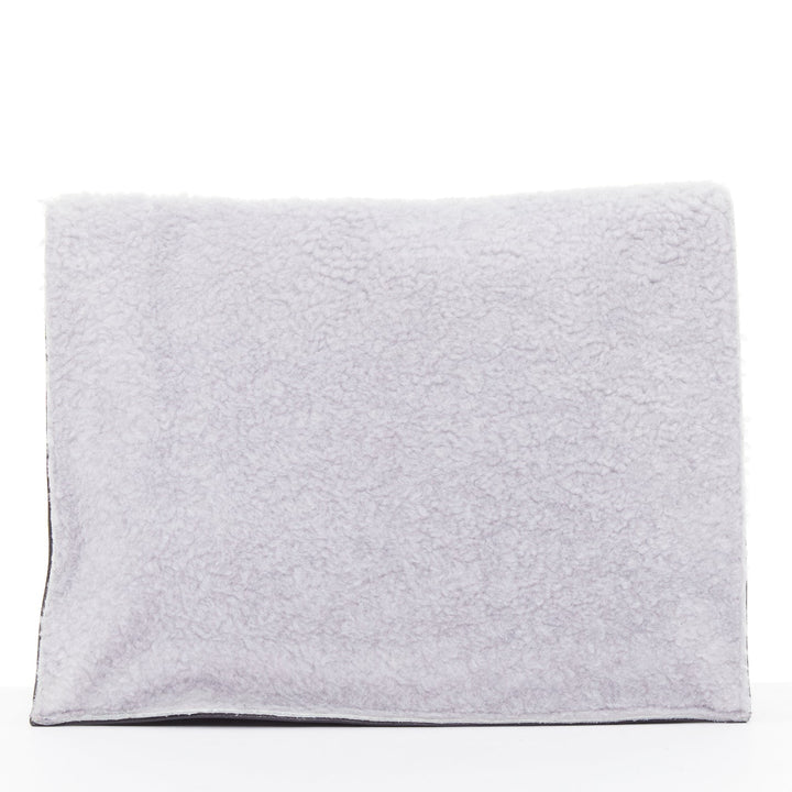PROENZA SCHOULER 2013 Runway Lunch lilac purple shearling envelop clutch bag