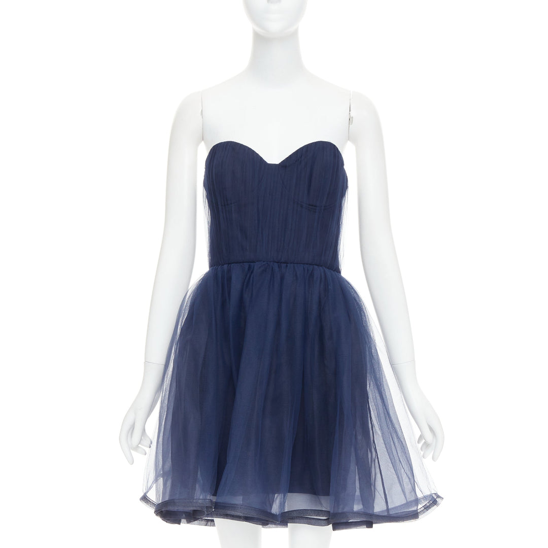 Alice Olivia - Navy Women Party/Cocktail Dress | JHROP Preloved Luxury Alice Olivia - Navy Women Party/Cocktail Dress | JHROP Preloved Luxury