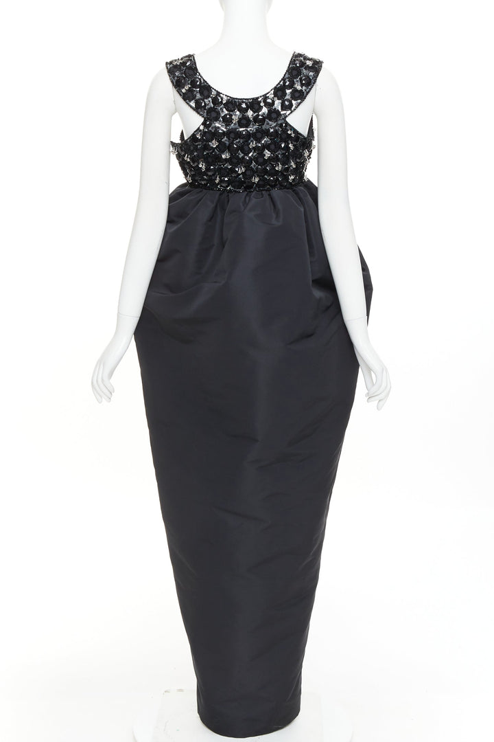 rare ALEXANDRE VAUTHIER COUTURE SS2025 Runway Lesage jewel embellished pouf gown