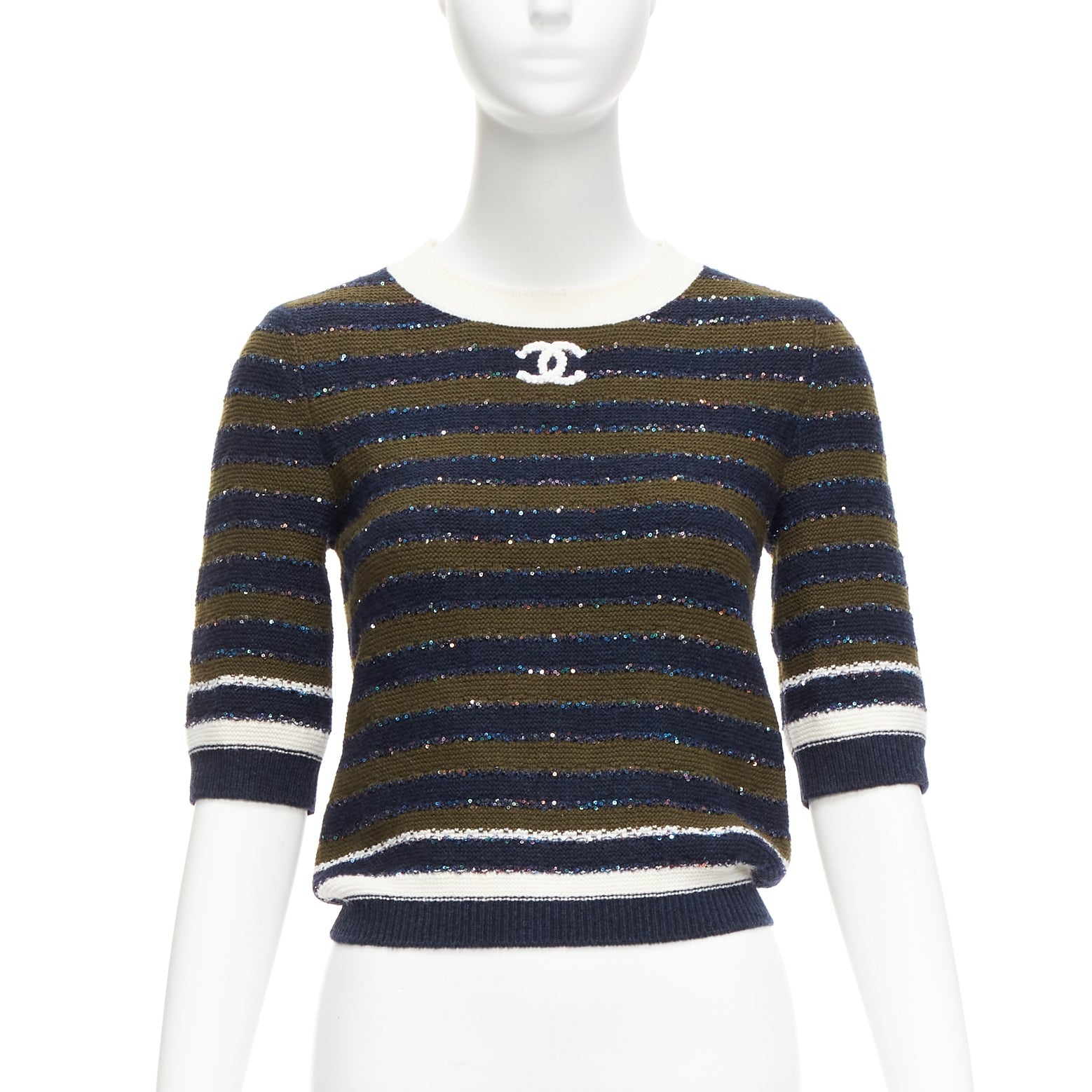 Chanel by Virginie Viard Navy Women Casual Top JHROP Preloved Luxury