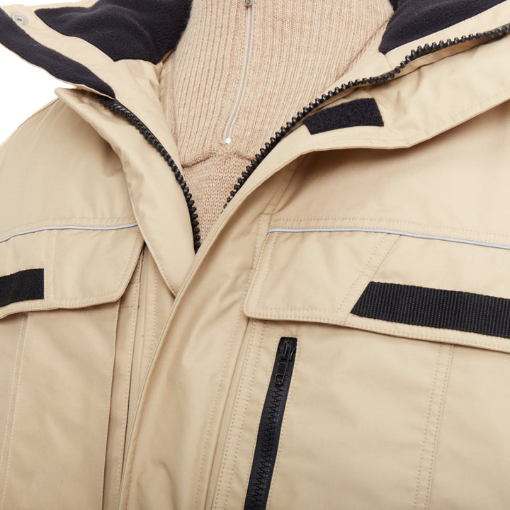 BALENCIAGA Demna 2018 Runway Twinset oversized convertible parka coat FR46 XS