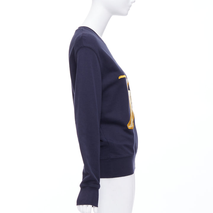 Female mannequin wearing Acne Studios 10 CORSO COMO Navy Feels like cotton Women Sweater in Size  S | Available at JHROP