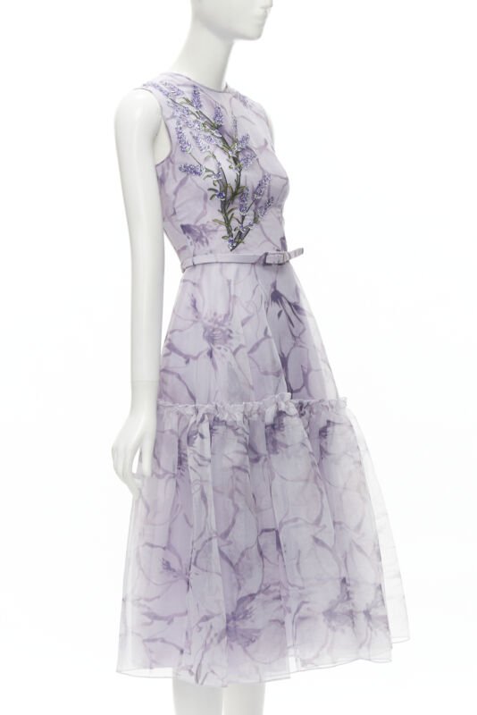 Female mannequin wearing Costarellos Purple Women Cocktail Dresses in Size FR34 | Available at JHROP