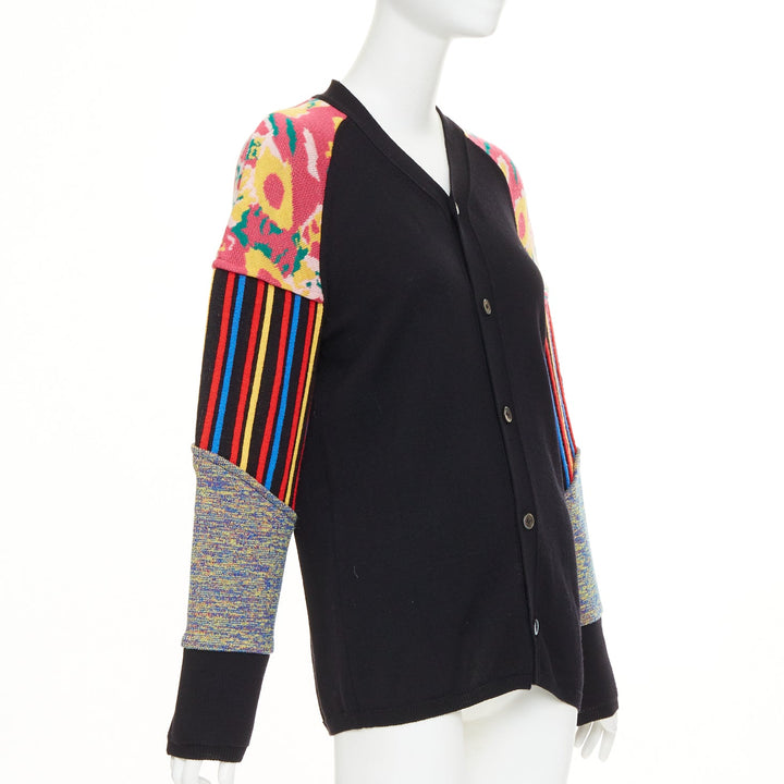 COMME DES GARCONS HOMME PLUS 2016 Runway patchwork sleeve cardigan M M