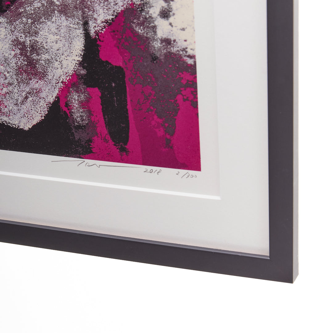 TAKASHI MURAKAMI VIRGIL ABLOH Glance Past The Future 2018 2/300 Black Framed