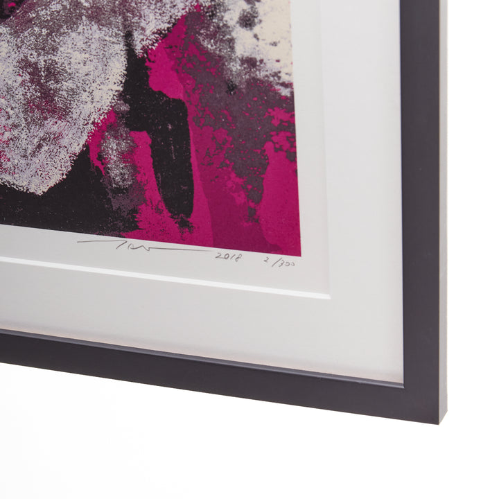 TAKASHI MURAKAMI VIRGIL ABLOH Glance Past The Future 2018 2/300 Black Framed