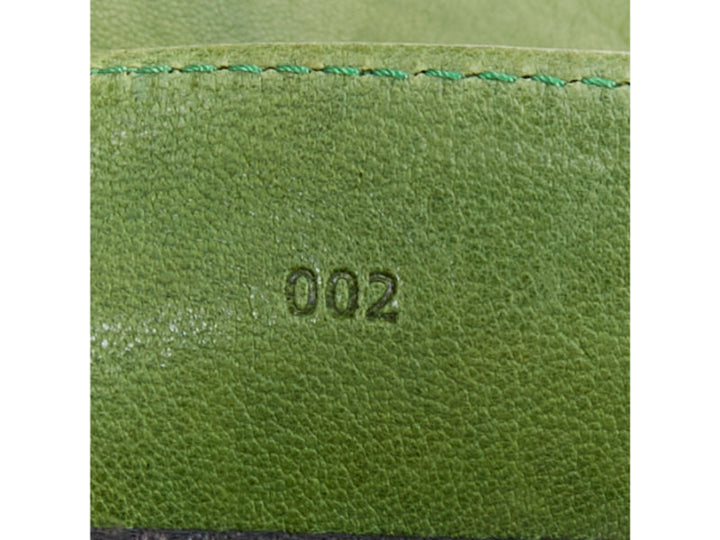 PROENZA SCHOULER PS1 moss green leather gold hardware satchel crossbody bag