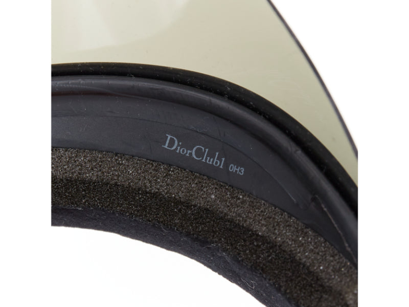 DIOR Diorclub1 black grey J'adior logo visor sunglasses hat