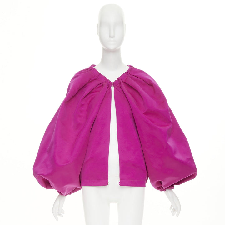 AZ FACTORY 2021 Switchwear Duchesse Balloon fuchsia pink satin jacket S