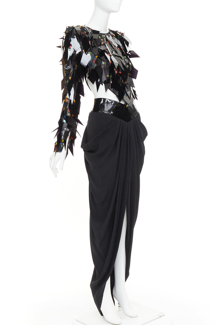 rare ALEXANDRE VAUTHIER COUTURE SS2023 Runway Lesage filigree paillette gown