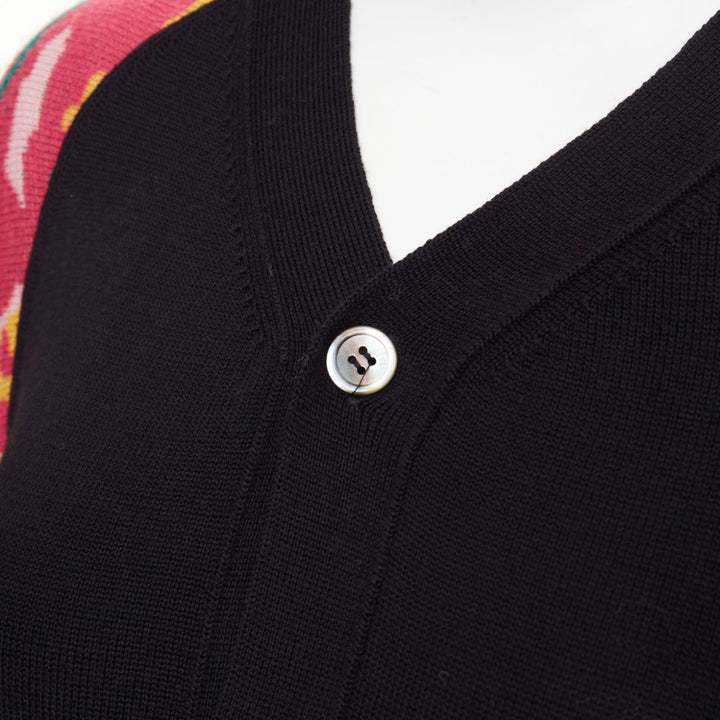 COMME DES GARCONS HOMME PLUS 2016 Runway patchwork sleeve cardigan M M
