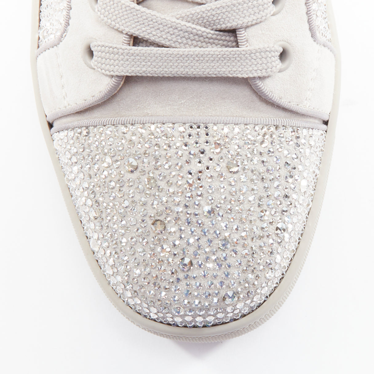 Louboutin swarovski crystal sneakers best sale