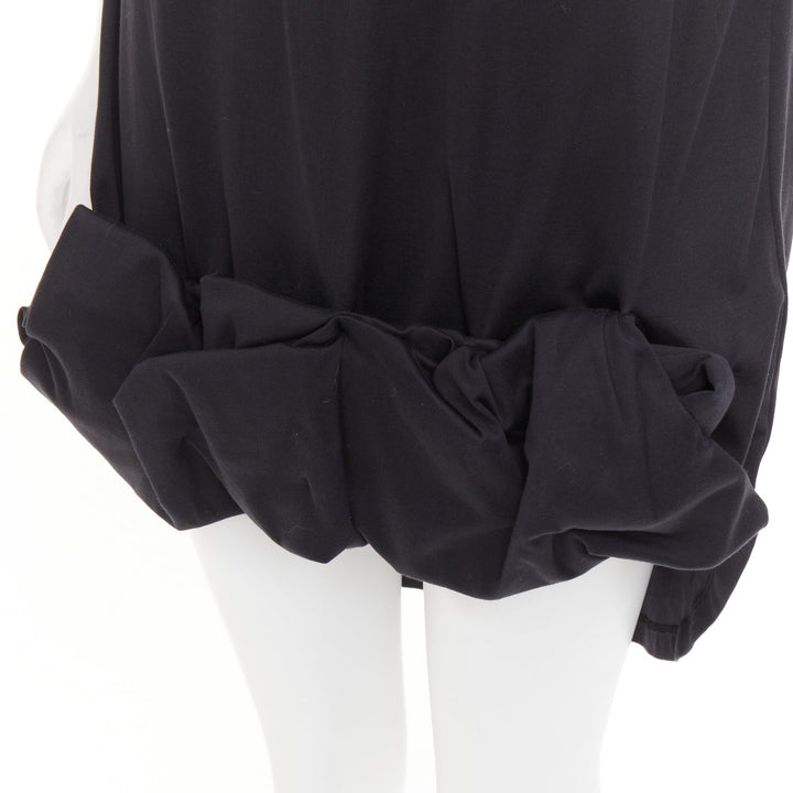 MAISON MARTIN MARGIELA 2001 Vintage black cotton deconstructed bubble dress M