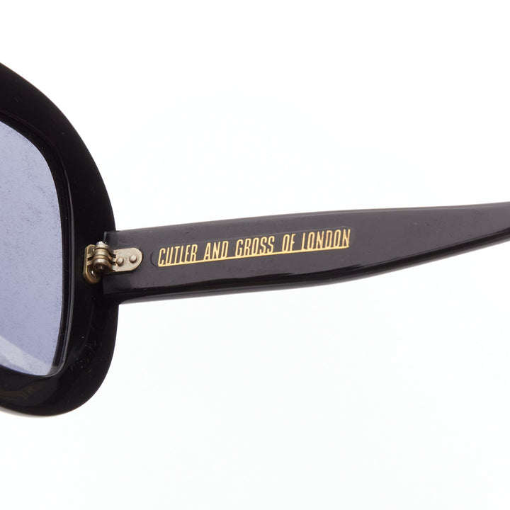 CUTLER AND GROSS M0812 black grey lens butterfly bug eye sunglasses