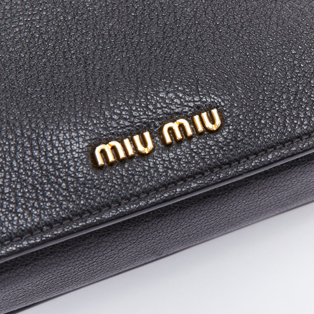 MIU MIU Valentines Collection gold red rhinestone studded heart leather flap bag