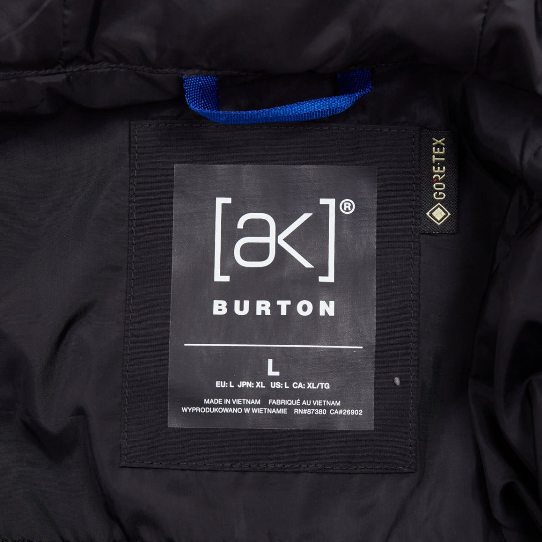 BURTON AK Cyclic true black gore-tex waterproof winter snowboard jacket L