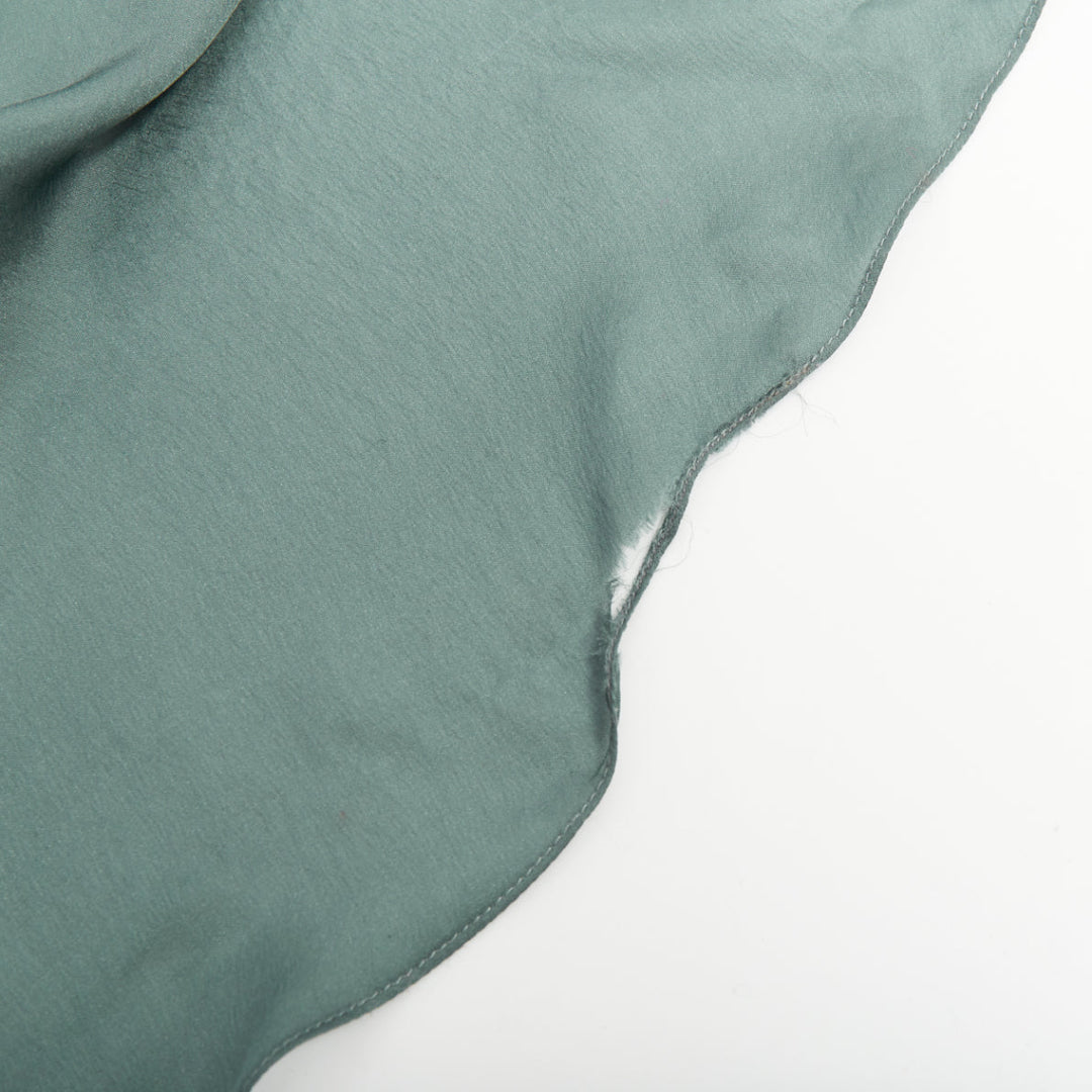 ALEXANDRE VAUTHIER COUTURE 2020 Runway petrol jewel green strapless cape gown
