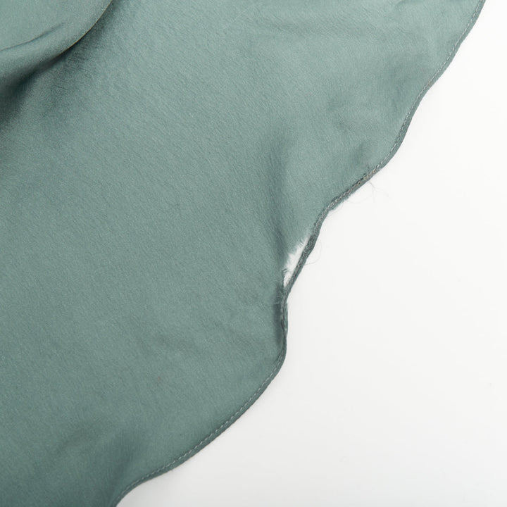 ALEXANDRE VAUTHIER COUTURE 2020 Runway petrol jewel green strapless cape gown