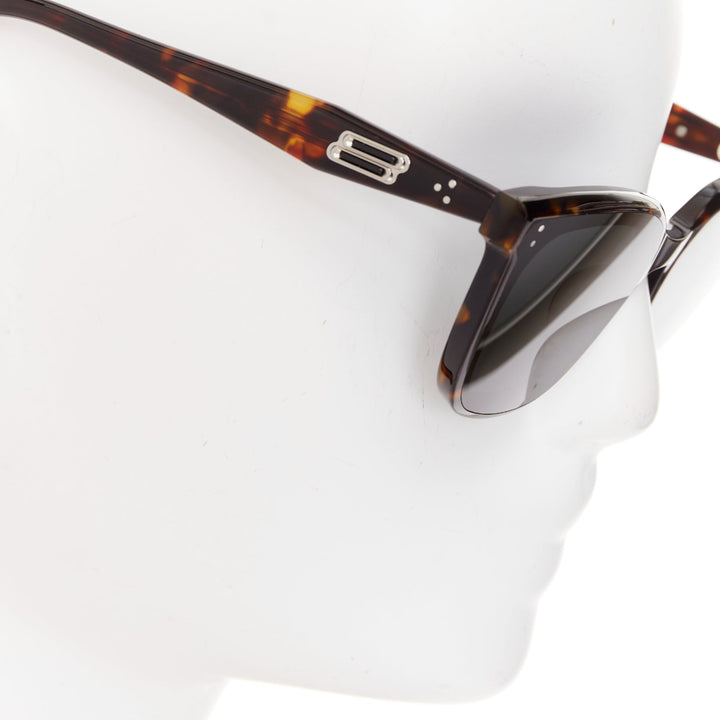 GENTLE MONSTER 2024 Tote T1 brown tortoise acetate  square frame sunglasses