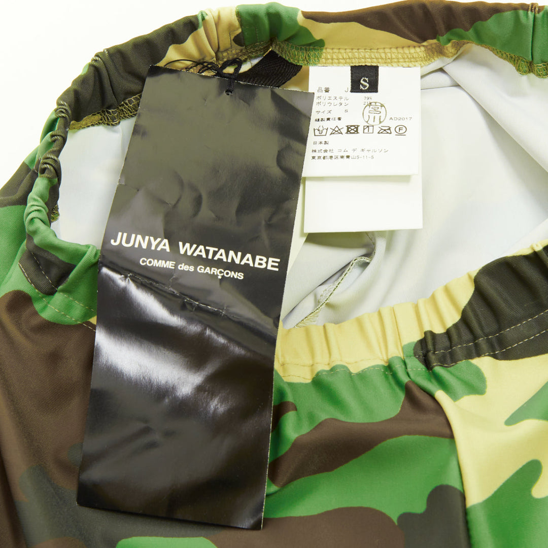 JUNYA WATANABE 2017 camouflage print stretch jersey causal skinny leggings S
