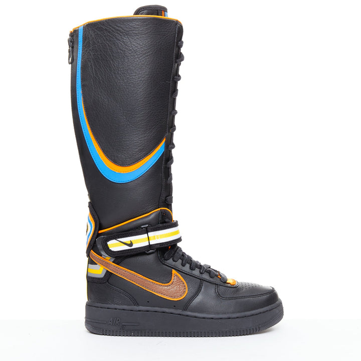 rare NIKE RT Riccardo Tisci Black Collection Air Force 1 sneaker boots EU36