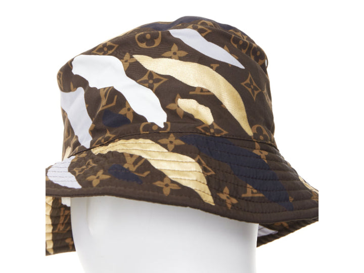 LOUIS VUITTON LEAGUE OF LEGENDS brown LV monogram bucket hat S