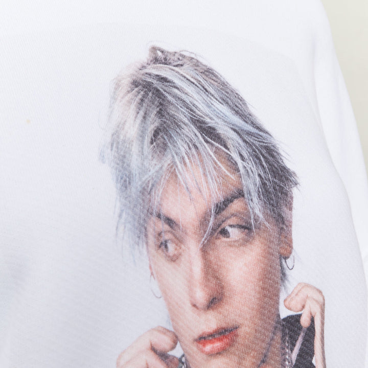 PALM ANGELS 2019 David Sims Photography cotton portrait print sweatshirt XS