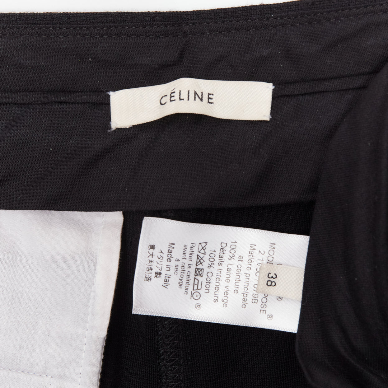 Celine by Phoebe Philo - Black Women Casual Pants | JHROP