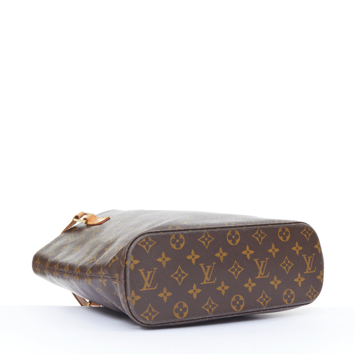 LOUIS VUITTON 2002 Vavin GM brown monogram canvas top handle shopping tote bag