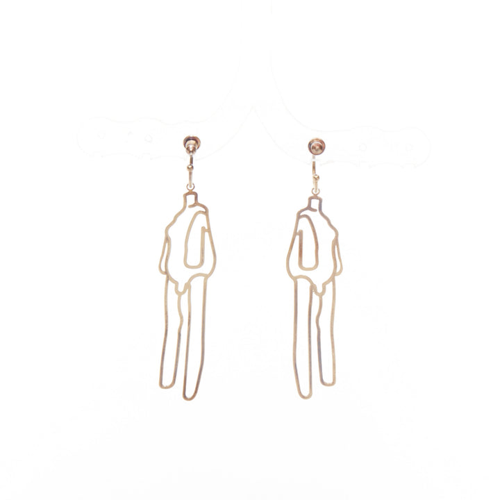 SIMONE ROCHA 2019 Hauser Wirth Limited Louise Bourgeois 24k gold-plated earrings