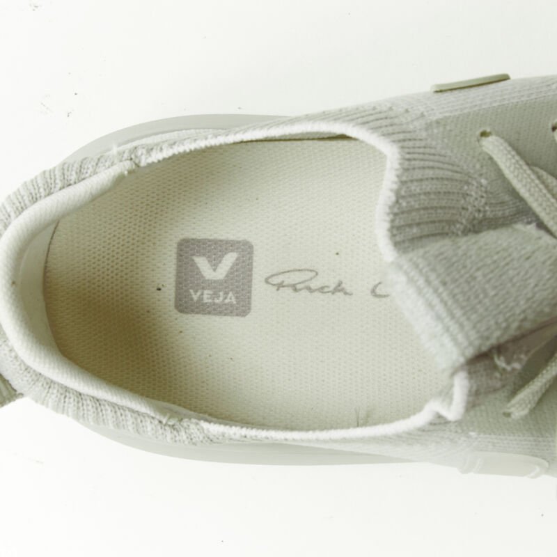 RICK OWENS VEJA Runner Style 2 V-Knit Oyster grey sneaker EU41
