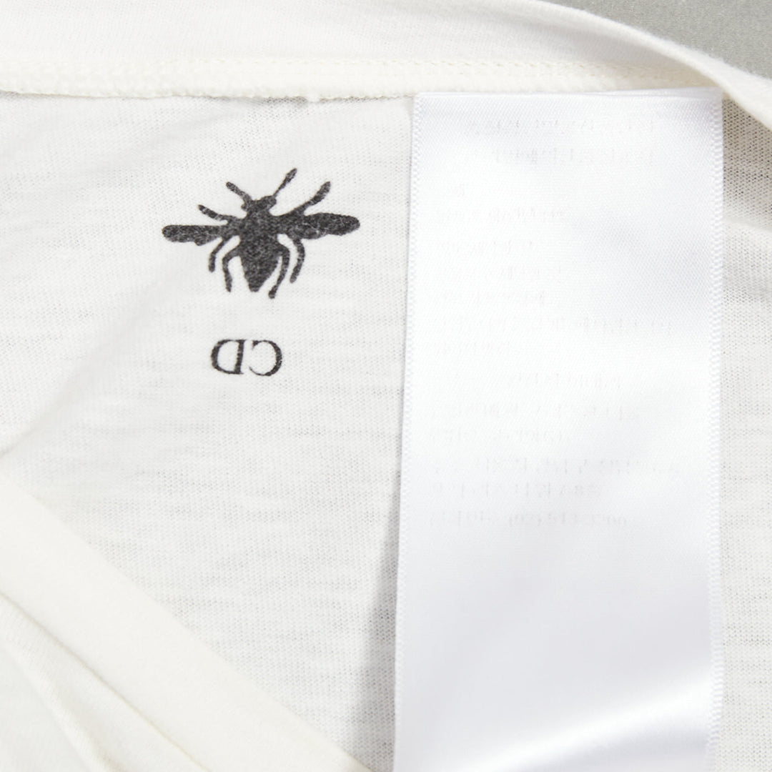 CHRISTIAN DIOR We Should All Be Feminists print white tshirt S Rihanna