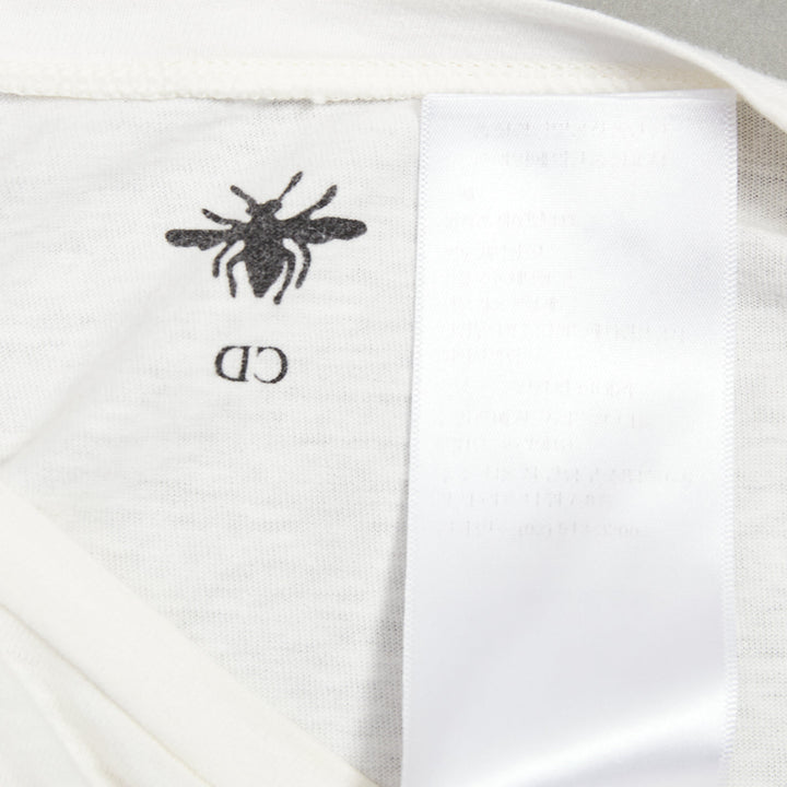 CHRISTIAN DIOR We Should All Be Feminists print white tshirt S Rihanna