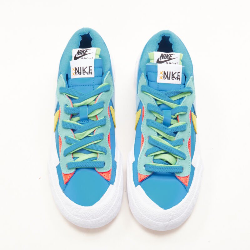 SACAI KAWS Nike Blazer Low neptune blue mid sneaker EU5 EU37.5 DM7901 400