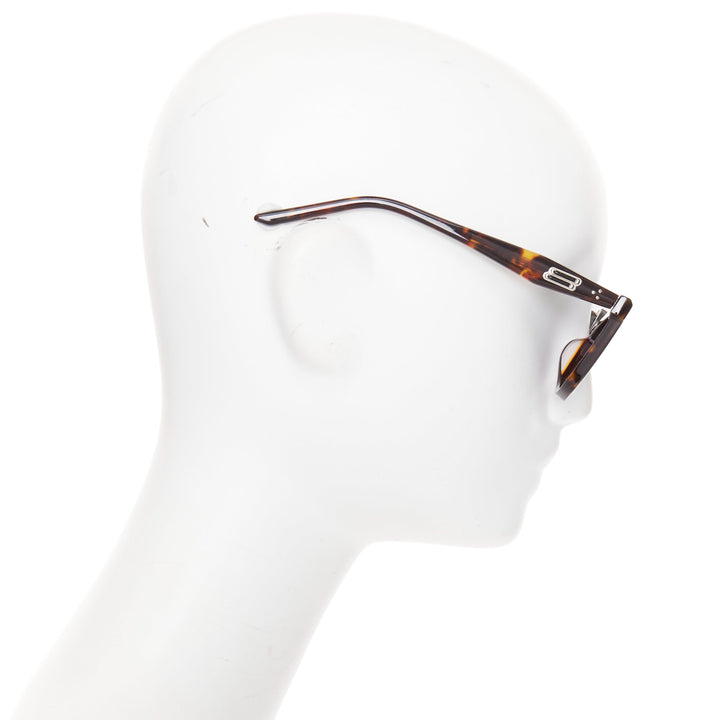 GENTLE MONSTER 2024 Tote T1 brown tortoise acetate  square frame sunglasses