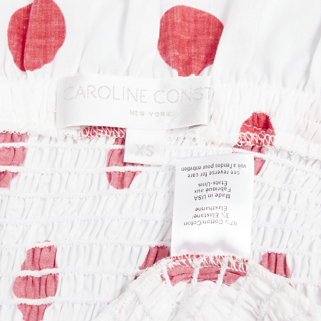 Caroline Constas - White Women Work Top | JHROP Preloved Luxury